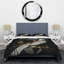 Abstract Geode Black III - Ensemble de housse de couette moderne - Microfibre de polyester-1608604228