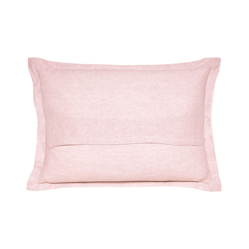 Shiloh 100% Linen Pillow Case, Queen Pillowcase, Petal