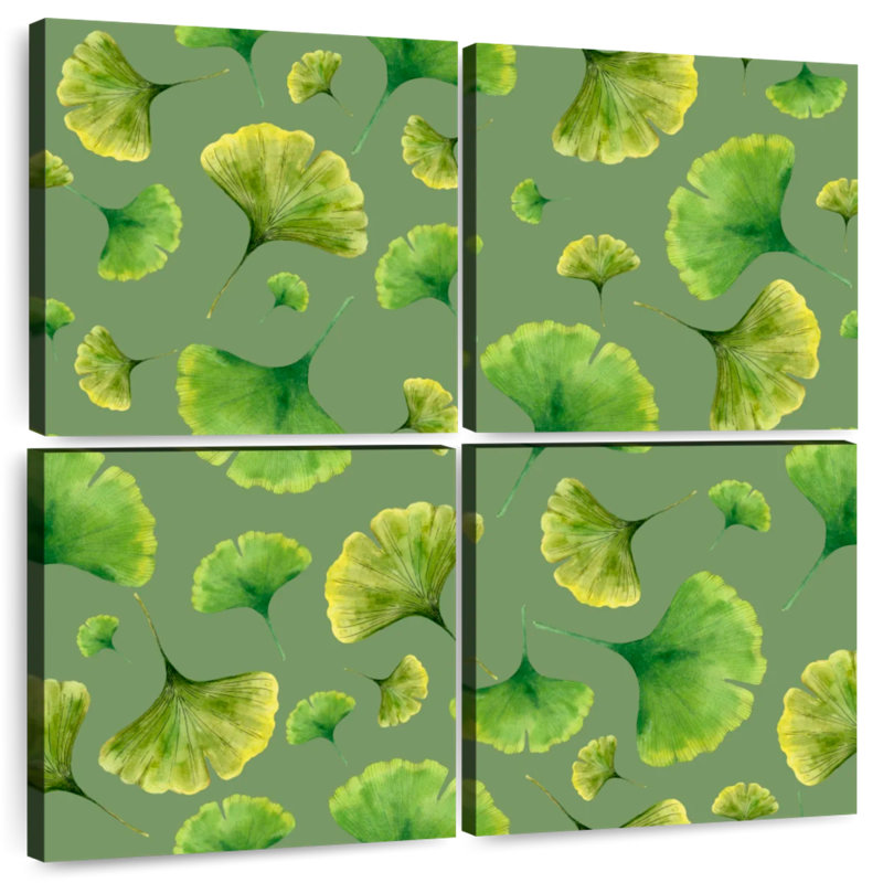Kerner Green Ginkgo Foliage, 57" H x 57" W