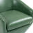 Aunna Faux Leather Swivel Barrel Chair-107097250