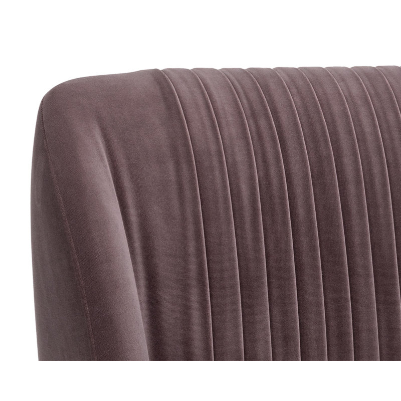 Nevin Upholstered Dining Chair, Purple