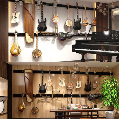 20Pcs Guitar Hangers Guitar Bass Stand Wall Mount Hanger Hook With Screws Ukulele Banjo Mandolin Electric Guitar Display Holders For Wall Black 20Pcs Guitar Hangers Guitar Bass Stand Wall Mount Hanger Hook With Screws Ukulele Banjo Mandolin Electric Guitar Display Holders For Wall Black