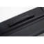 Bagage de cabine, valises à roulettes, valise de transport légère en ABS, bagage rigide, 20 pouces (noir)