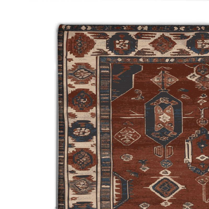 Tapis turc intérieur et extérieur noir, Rectangulaire 8 pi x 10 pi