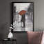 Toile encadrée «Caught In The Rain» de qualité supérieure - prête à être accrochée-1432999050-1432999048