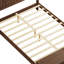 Grand lit-bateau en bois massif avec banc de rangement intégré-133400909