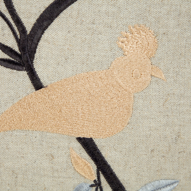 Maude Embroidered Cotton Throw Pillow, Pillow Cover Only - No Insert