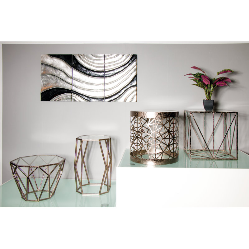 Fontenoy Glass Top End Table