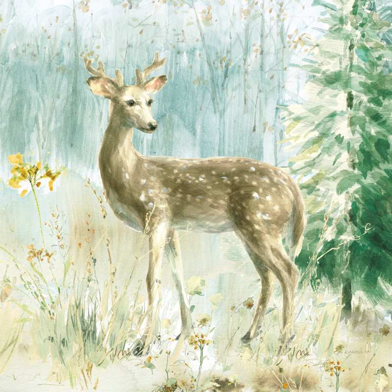Meadows Edge III by Danhui Nai - Wrapped Canvas Painting, 76cm H x 76cm W