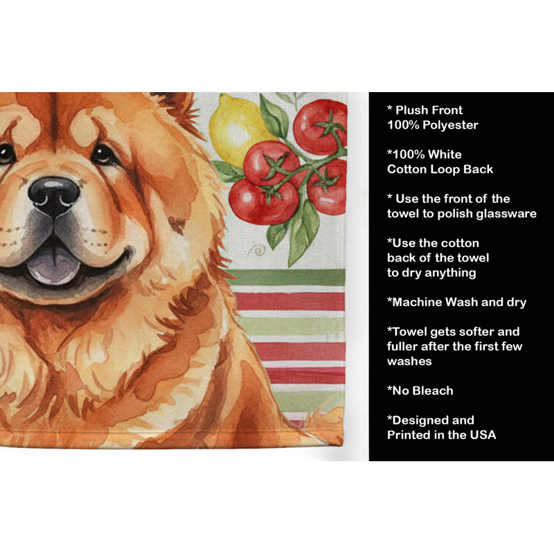 Serviette de cuisine Red Chow Chow, Red Chow Chow