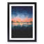 Standing Beneath the Moon in Abstract - Framed Print-55729812-55729815