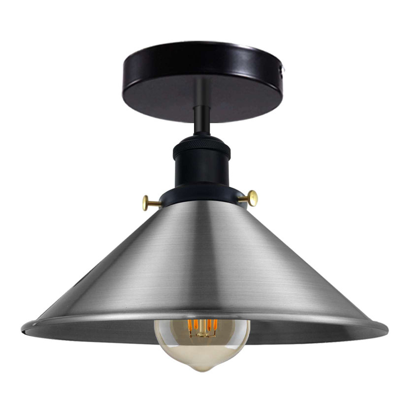 Langleyville Flush Mount, Satin Nickel
