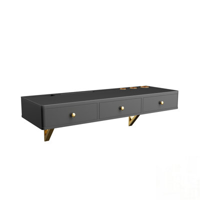 Multi-Purpose Wall-Mounted Vanity Table(Mirror not included)