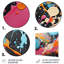 Bleu et rose abstrait Pop Fusion I - Art mural en métal Pop Art-593283859