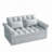 Loveseats Sofa Bed With Pull-Out Bed,Adjsutable Back-419333303