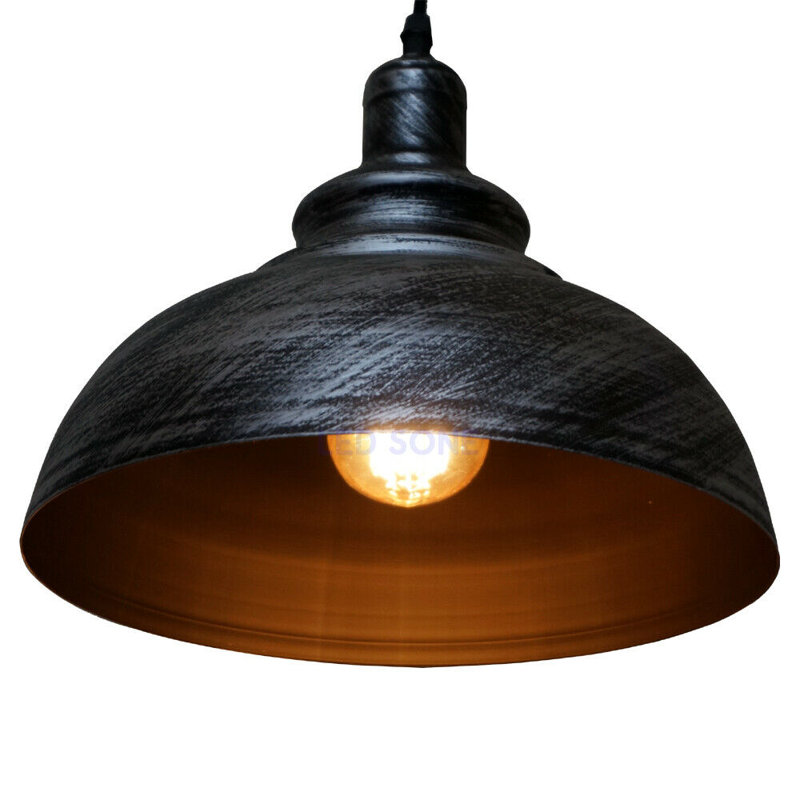 Reichenbach 1 - Light Black Dome Pendant