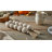 Decorative Ecomix and Leather Bead Strand with Tassel Accents and Textured Round Design for Stylish Home Accents and Modern Boho-Inspired Decor - Ivory-231324822