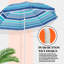Parasol de plage 78 "x 78" Hodur