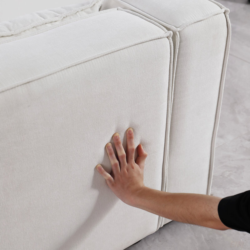 Modular Sofa  Chenille Fabric,  Simple And Grand, The Seat And Back Is Very Soft. This Is Also A KNOCK DOWN Sofa
