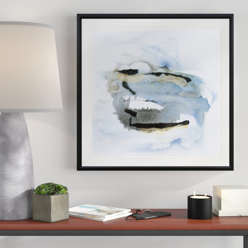 «Cool Water II», reproduction d'impression encadrée, H 24 po x l 24 po x P 2 po, Encadrement doré