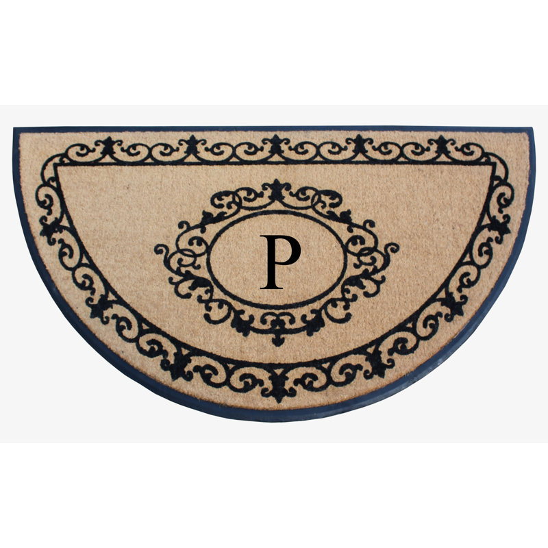 Paillasson d'entrée de porche d'extérieur Bahily, P