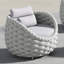 Chaise de patio d'extérieur en polyester avec coussins Kohji-221442851-225574022