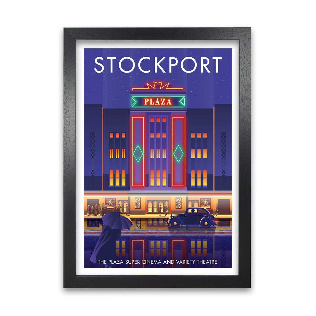 Grafikdruck Stockport Plaza von Stephen Millership