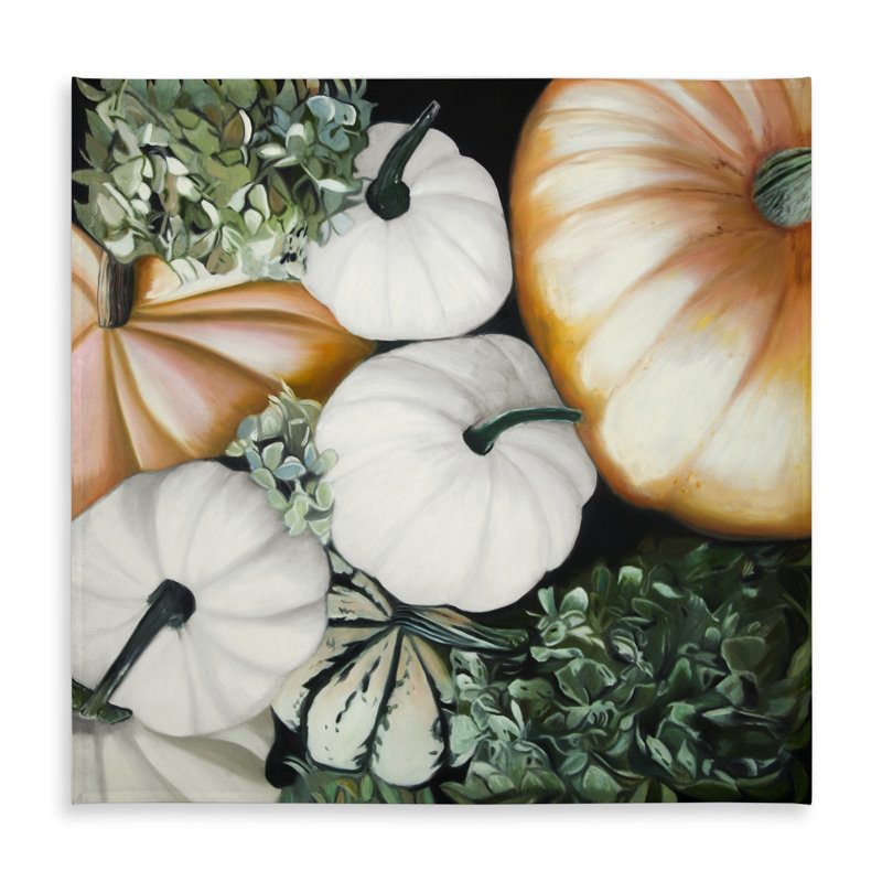 Fall Pumpkins Tablecloth | Indoor/Outdoor Home Decor