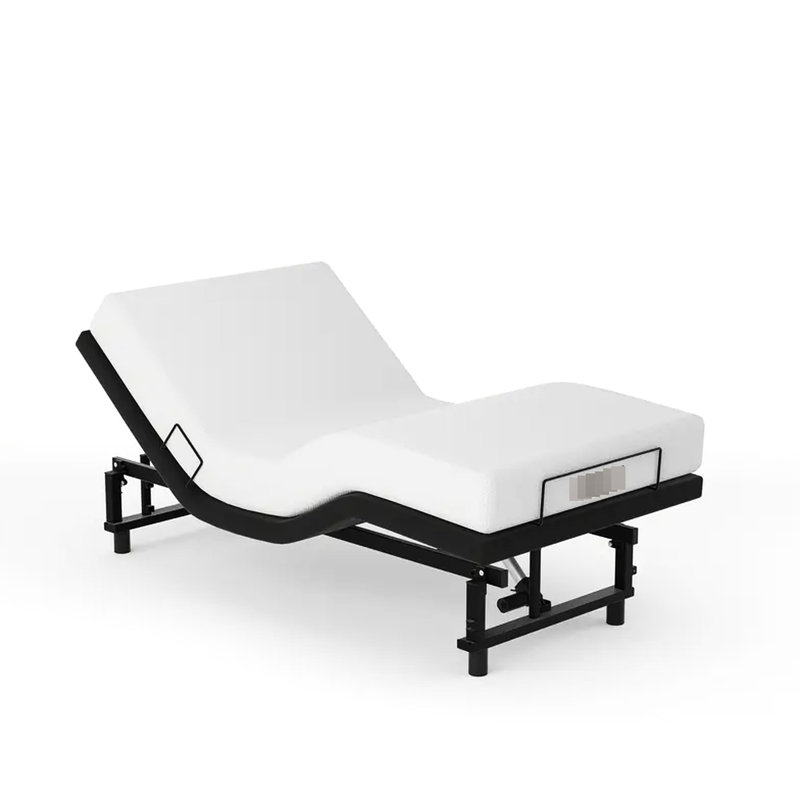 Adjustable Metal Bed Frame For Queen, Remote - Controlled, Zero Gravity, C Charging, Quiet Operation, Suitable Mobility Issues Queen With Gravity Function, Head And Foot, Dual Motors, Modern Design