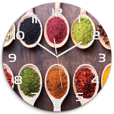 Jiyaul Glass Wall Clock