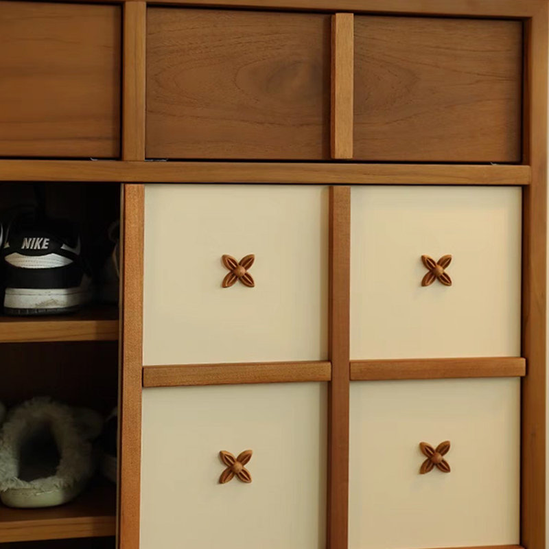 Armoire de couloir en bois de frêne massif