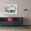  «Botanical Bathroom 1» par Courtney Prahl, art mural sur toile, 54 po x 40 po-1171231081