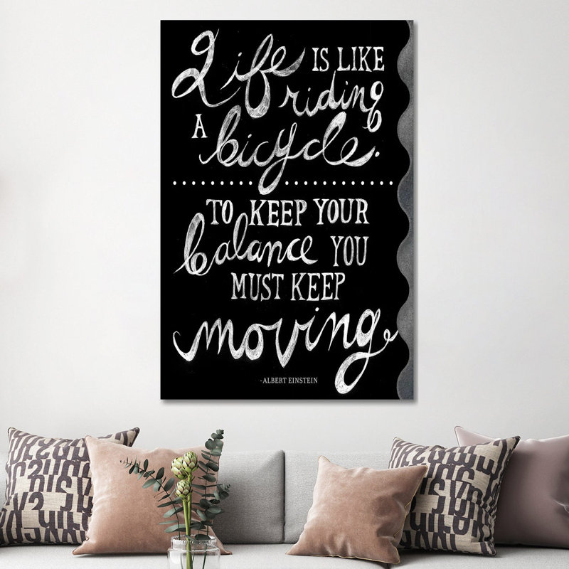 Riding A Bicycle - Wrapped Canvas Print, 152.5 cm H x 101.5 cm W