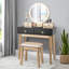 Subra Dressing Table with Mirror