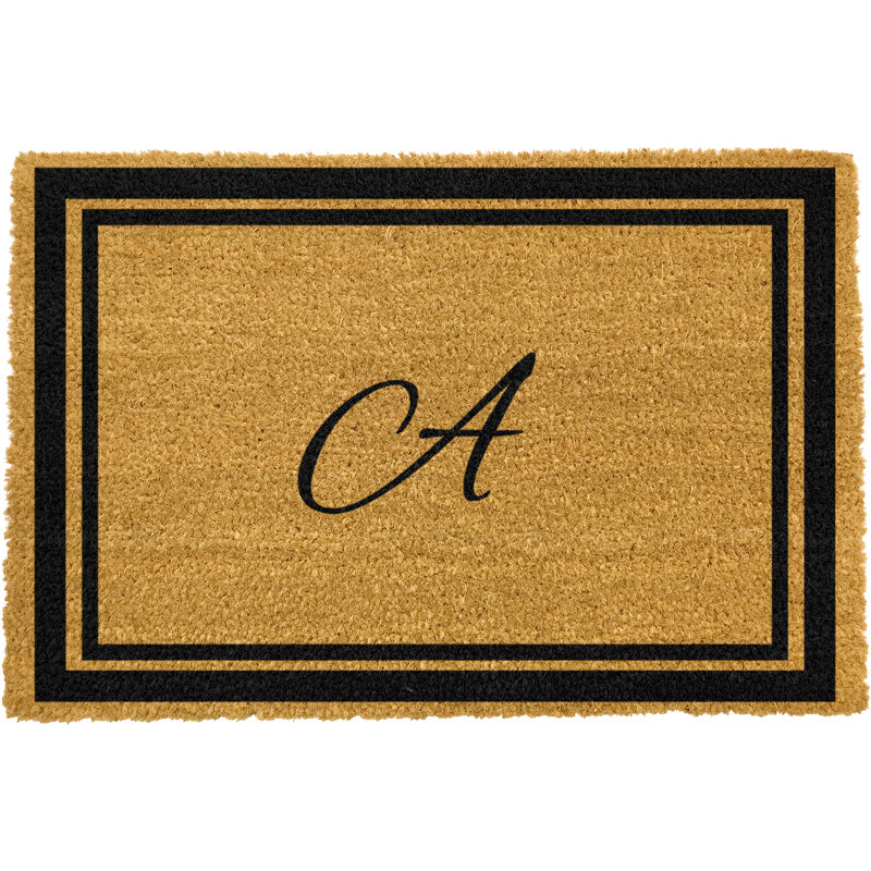 Branscum Non-Slip Outdoor Doormat, A