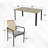 6 - Person Rectangular Outdoor Dining Set With Cushions-576344230