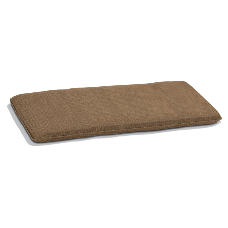 Sunbrella Outdoor Bench, 2.5" H x 60.25" W x 19.5" D, Hunter Green
