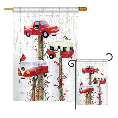 Double Sided Polyester Animal Flag Set