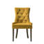 Ensemble de 2 chaises d'appoint en velours jaune et finition espresso-1562999435-1562999438
