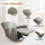 Fauteuil inclinable pivotant manuel Saidee, grand fauteuil inclinable, dossier haut, assise profonde-88557754
