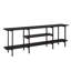 Console 71 po Celine en noir (3 tablettes)-124922183