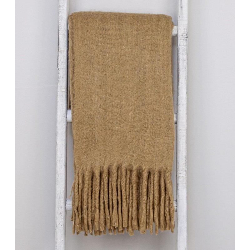 Jeté tissé à la main Super Soft, Brun