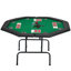 Table de poker de jeu avec porte-gobelet en acier inoxydable, table de loisirs de casino, table de poker Texas Hold''em pour 8 joueurs avec pattes, feutre