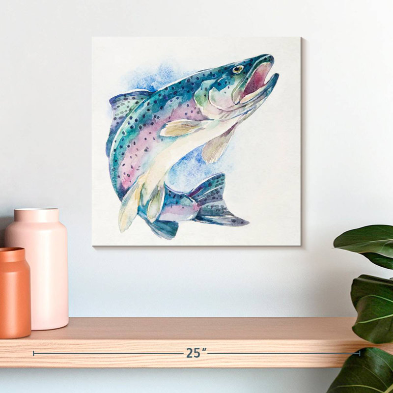 Truite arc-en-ciel Crowle Sea Life, H 16 po x l 16 po