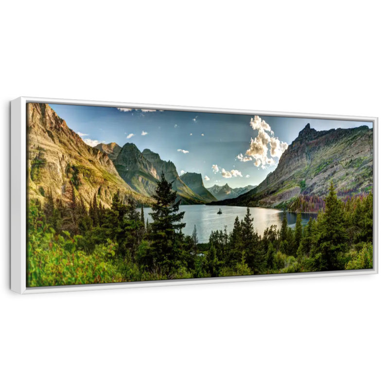 Montana, Montana, Cadre flottant blanc, 28 po x 10 po