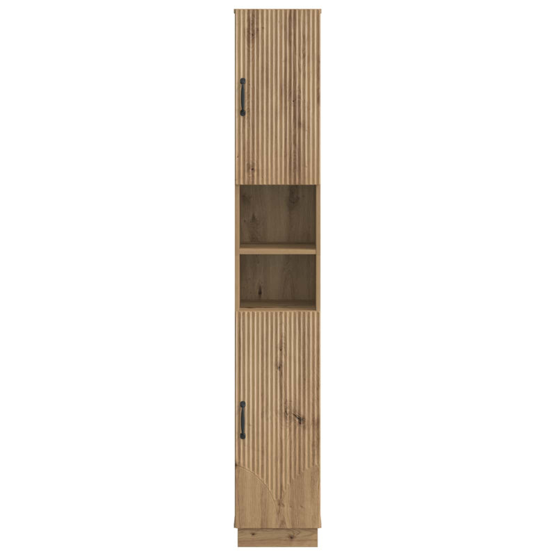 Linen Cabinet, Artisan Oak
