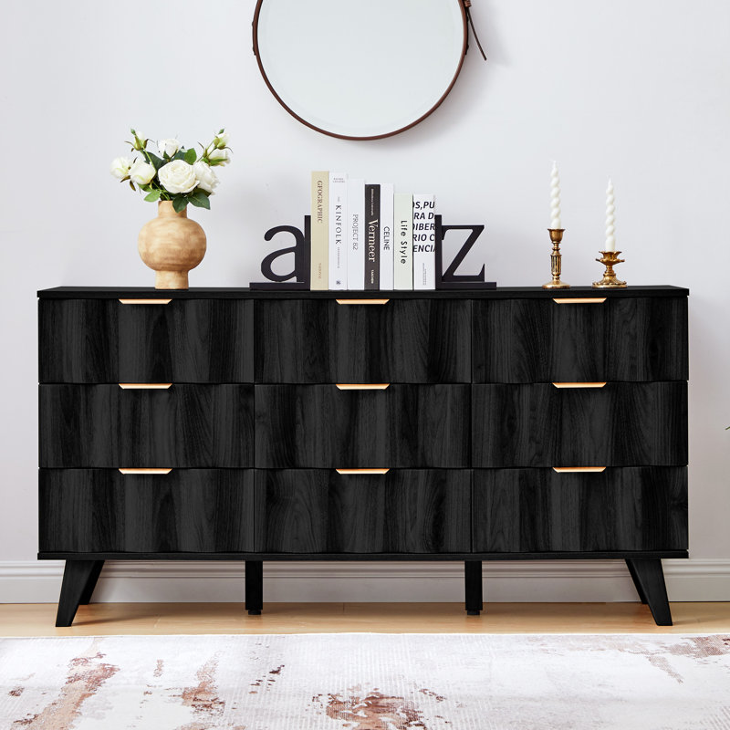 9 - Drawer Accent Chest, Black