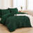 Andency California King Comforter Set Dark Grey - 7 Pieces Bed in a Bag Cal King Bedding Comforter Sets, Tufted Lightweight Fluffy Bed Set with Comforter, Sheets, Pillowcases & Shams-124621816-124621823