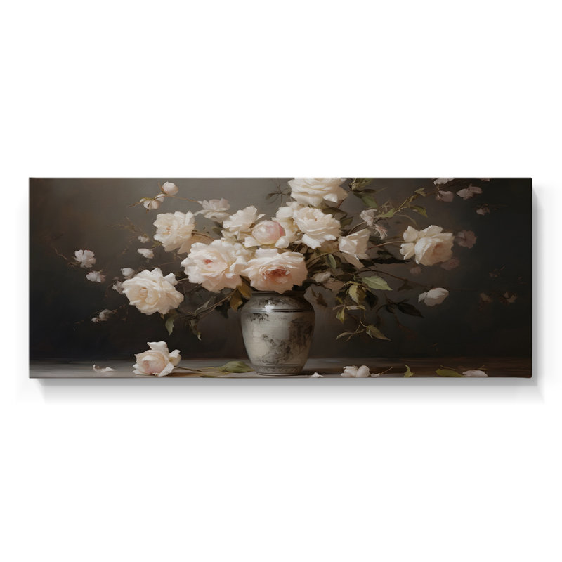 Botanical Series-CDLX III - Toile tendue avec châssis - Prêt à être accroché, H 12 po x l 30 po