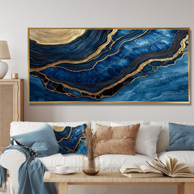 Aqua géode et glissade sur bois Spiral II - cristaux, art mural pour le salon